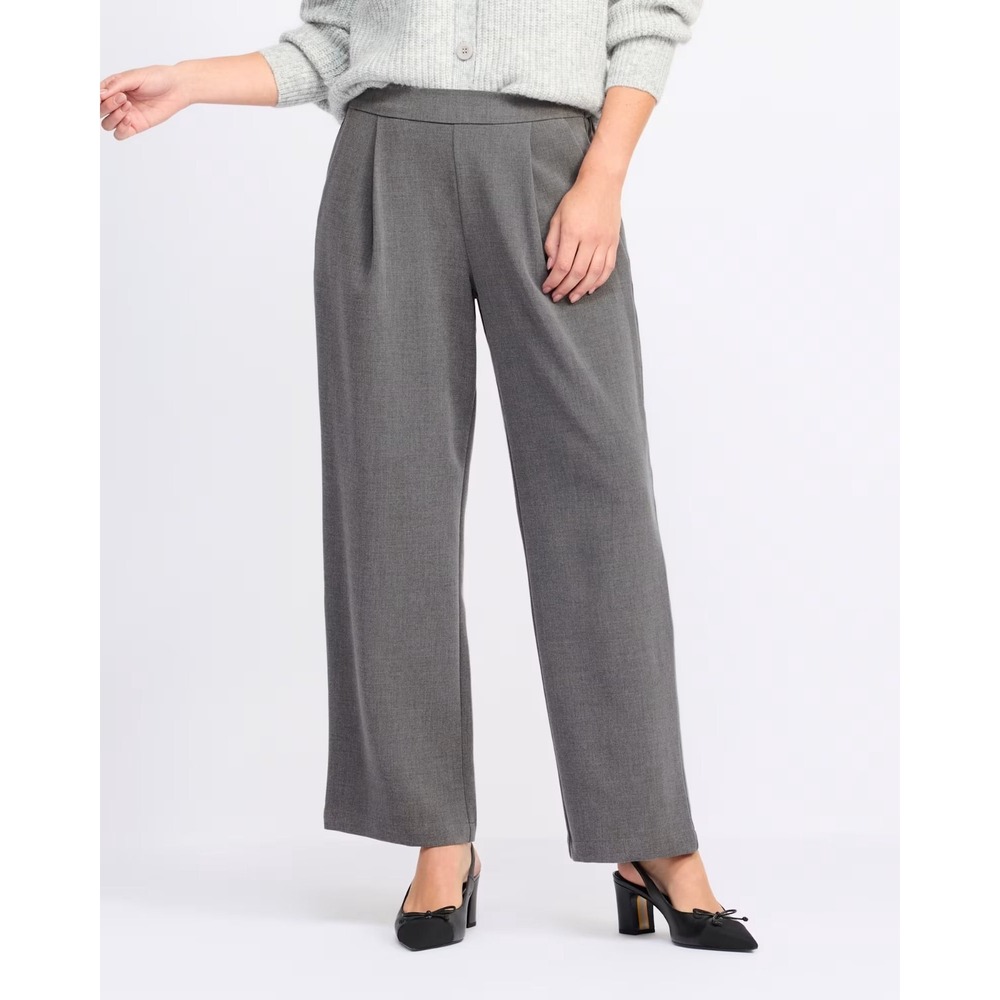 Kut From The Kloth Women's Charlotte High Rise Elastic Back Wide Leg Pants - M